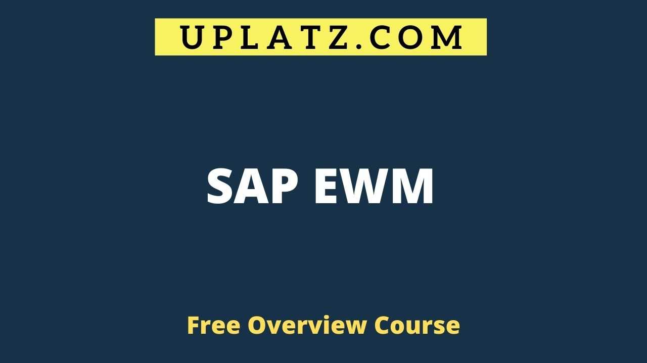 Overview Course - SAP EWM