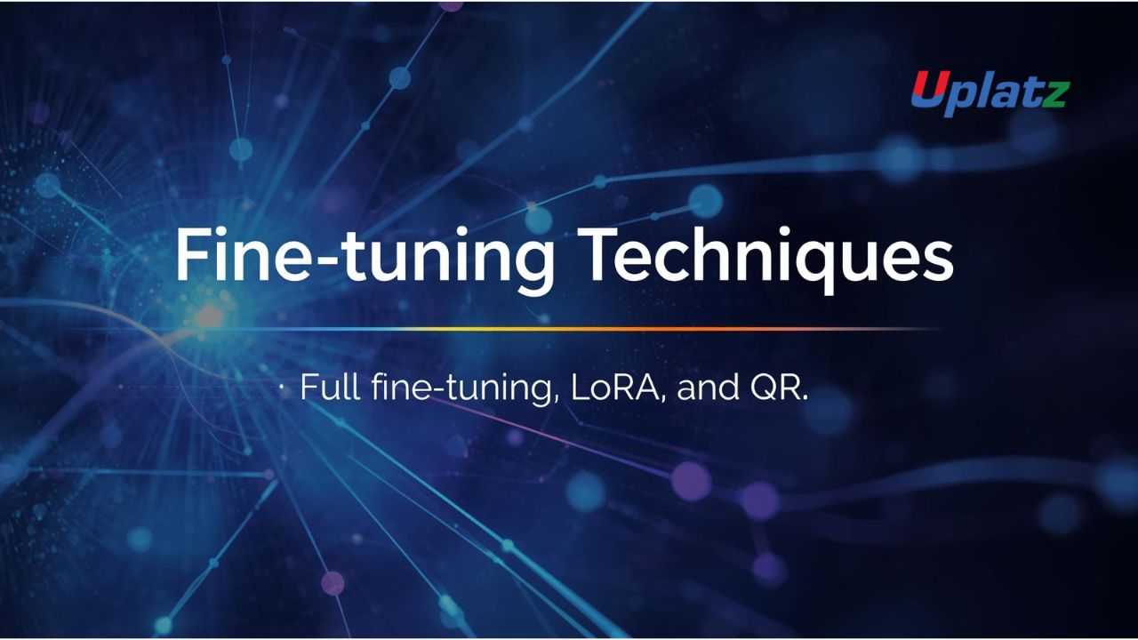 Fine-Tuning Techniques – Full Fine-Tuning, LoRA & QLoRA for LLMs