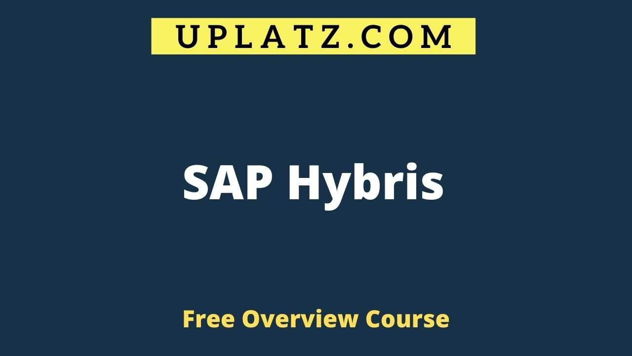 Overview Course - SAP Hybris