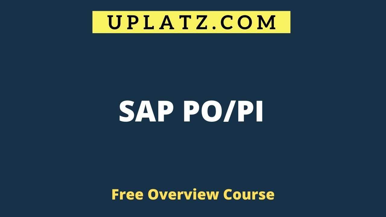 Overview Course - SAP PO