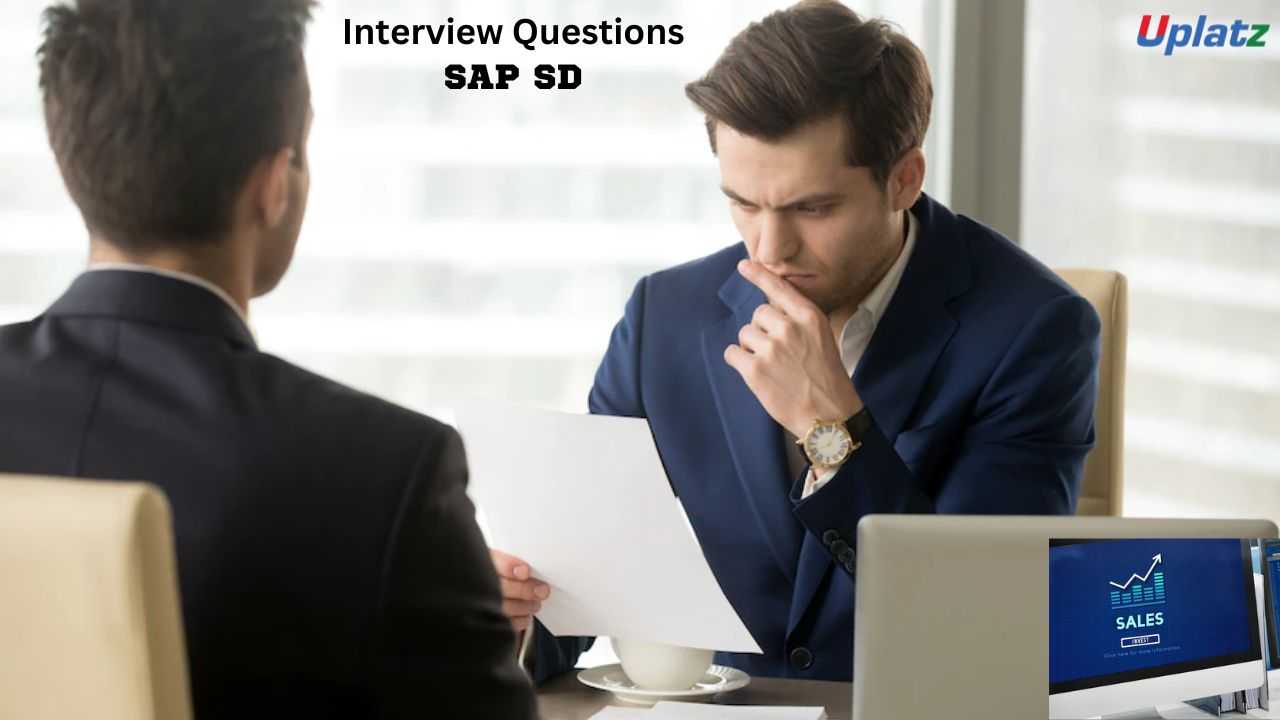 Interview Questions - SAP SD